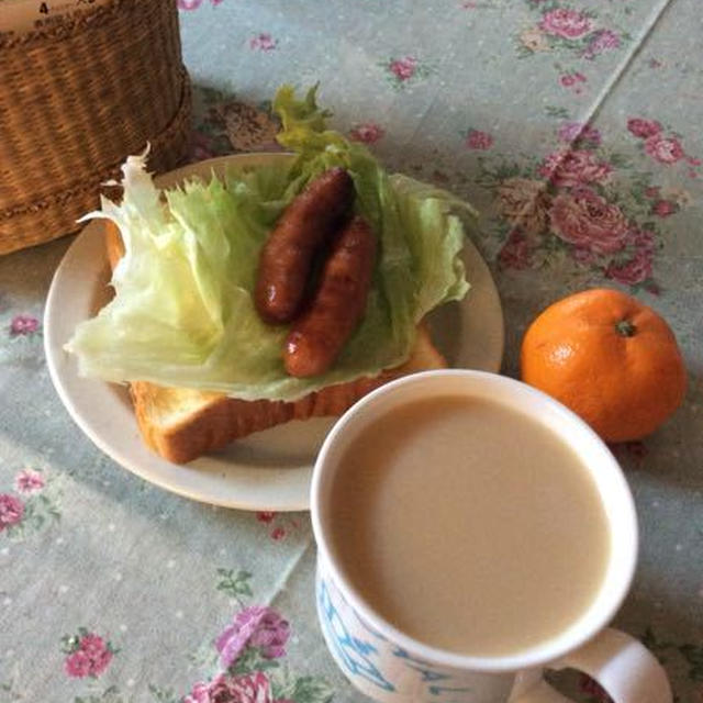 冬休みなのに超忙しい朝のごはん