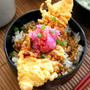 Rice Bowl with Tilapia Tempura and Grated Radishラディッシュおろしのせ白身魚の天丼