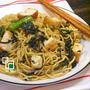 旨味さわやか☆春菊と厚揚げのポン酢焼きそば