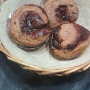お休み前のチョコロール