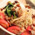 トロトロ温泉卵のラーメンサラダ