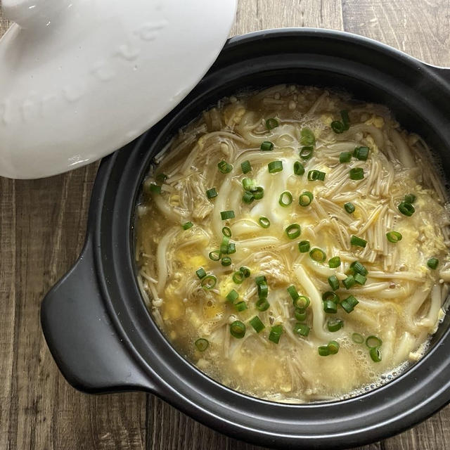 えのきのあんかけ玉子うどん