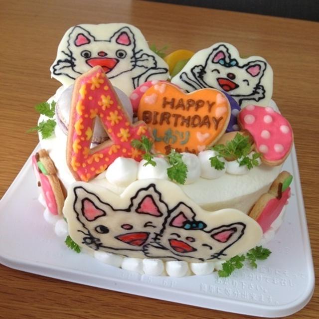 ノンタン タータンのキャラクターケーキ By みきたんさん レシピブログ 料理ブログのレシピ満載