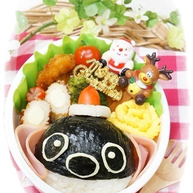 スティッチのクリスマス弁当（キャラ弁）