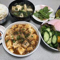 麻婆豆腐の昼ご飯