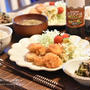 鶏むね肉のフライ定食