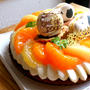 ケーキ４つ。マカロンタワー♪