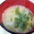 大根の茎と葉っぱと春告げわかめのお味噌汁♪
