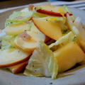 鍋料理で残った白菜を使って☆白菜とリンゴと柚子のサラダ♡