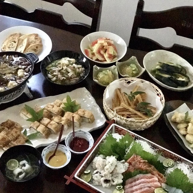 鱧パーティー♫