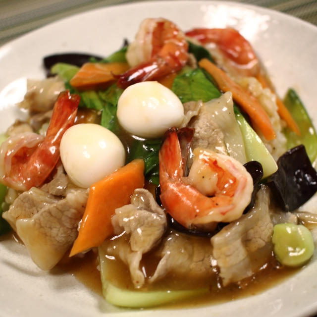 速攻で作る！　中華丼♪　～即席中華スープ付き～