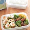お弁当「塩麹漬け鶏胸肉のレタス巻き』