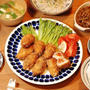 大量のトマトで♬ロールカツ定食【息子のおひなさまコレクション】