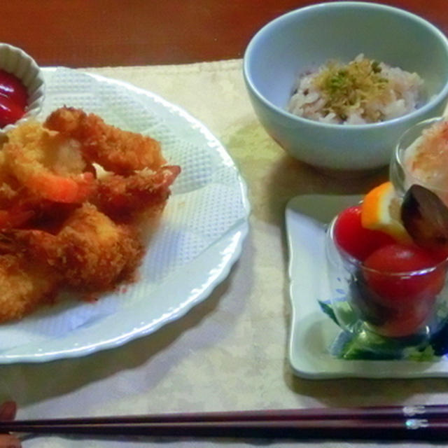 野菜クズでモズクスープ！！