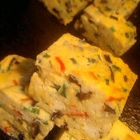 レンジで簡単☆豆腐と玉子のふくさ蒸し♪