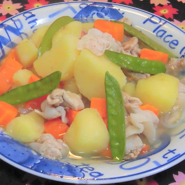 晴れました　　しお肉じゃがバター風味