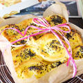 『チーズ入り芋餡をクルクル巻いた、さつまいものちぎりパン』友達宅でランチ♪ by Yoshikoさん