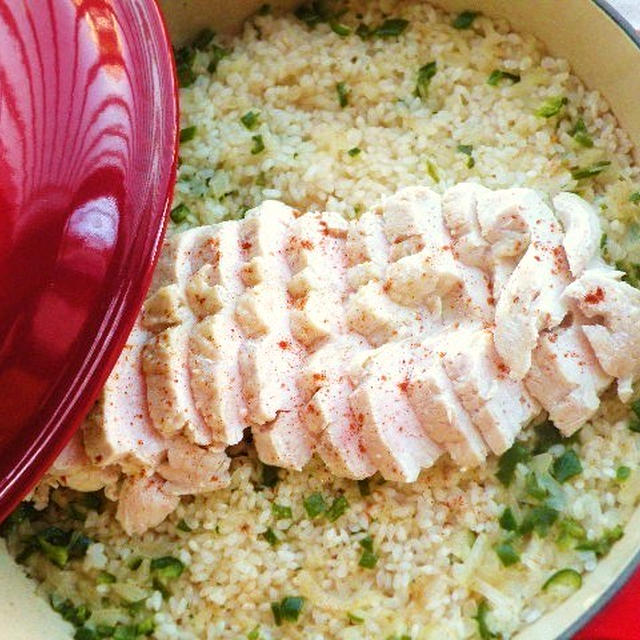 魚介スープでチキンライス