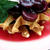 Waffles with Whipped Cream Cheese and Cherry Compoteホイップクリームチーズとチェリーソースのせワッフル