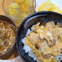 朝ごはん♪大根入り卵とじ丼でした(*^^*)