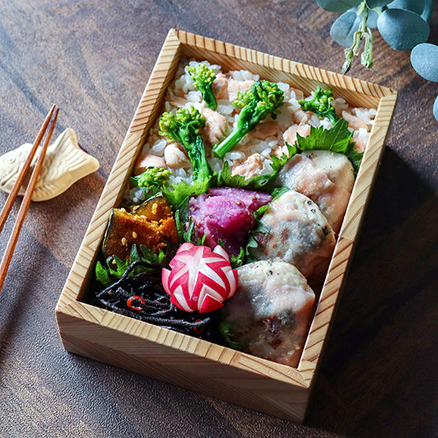 3/4 鶏のサルティンボッカ風弁当♪