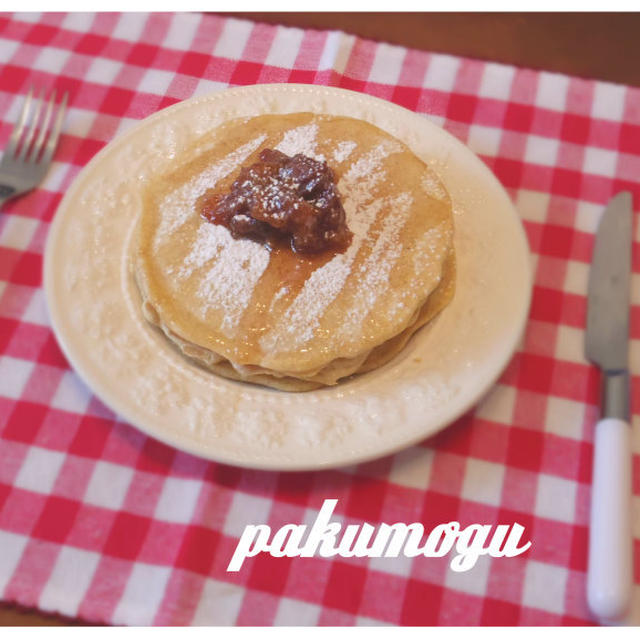 フルブラ入り♪米粉のホットケーキ＊