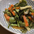 切り昆布とうち豆の煮もの