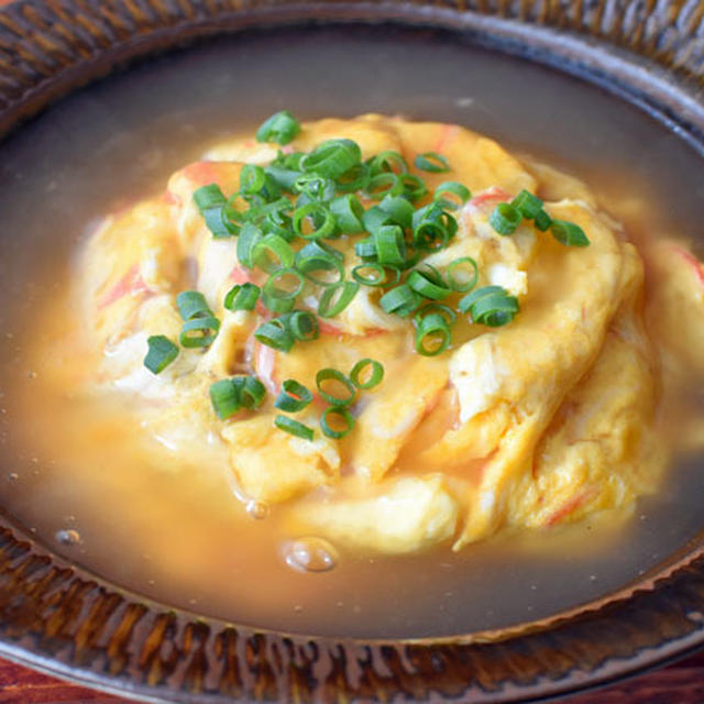 カニカマだけ『塩ダレ天津飯』