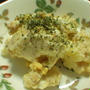 鮭フレークとたまごのポテトサラダ　レンジでチン♪で(^^ゞ