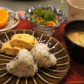 混ぜ込みわかめを使って朝ごはん