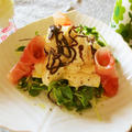 ヘルシー☆塩昆布と豆腐でオリーブオイルサラダ