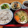 味噌汁と冷や奴と梅きゅうり
