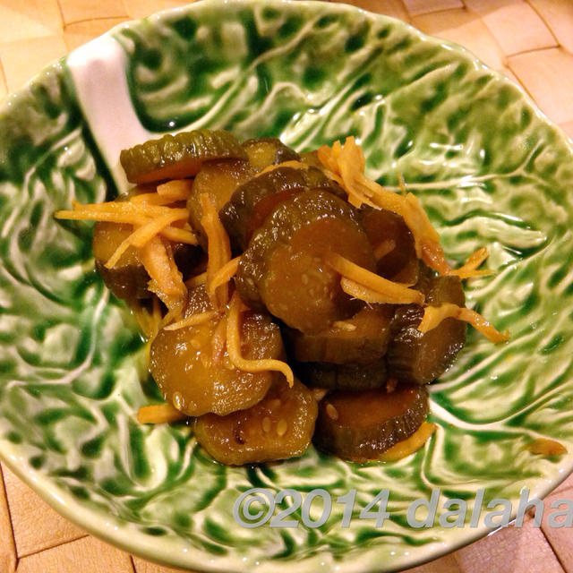 ビールにもご飯のお供にも最適 胡瓜の生姜醤油漬け