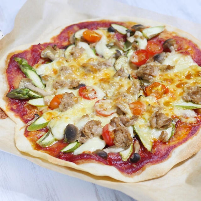 企業、労働組合向け。生地から作るピザのオンライン料理教室