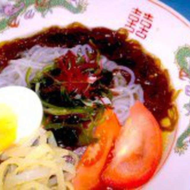 【レシピ】超ヘルシー　冷やし白滝ラーメン(^^♪