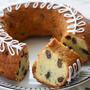 ラムレーズンとサワークリームのリングケーキ