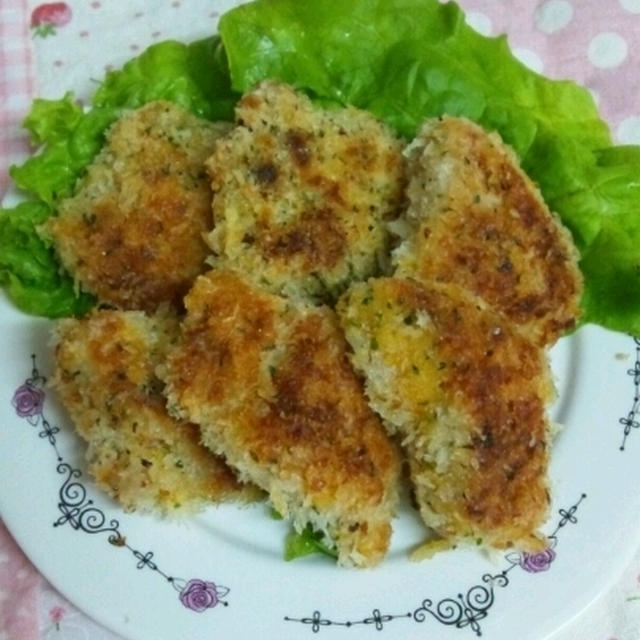もうかさめのパン粉焼き
