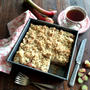 Big Crumb Strawberry Rhubarb Coffee Cake苺ルバーブクランブルケーキ