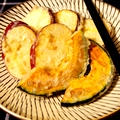 天ぷらと肉れんこん