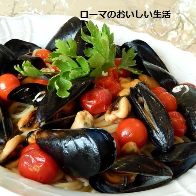 夏の香り～ムール貝たっぷりスパゲッティー