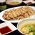 餃子＆自家製ラー油　と　レタスと卵のさっぱりスープ
