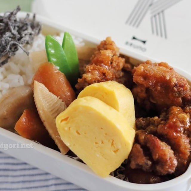 手抜きに見えない手抜き弁当BEST3｜唐揚げ・豚丼・お好み焼き風乗っけ弁