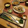 新秋刀魚＆肉巻アラカルトの晩ご飯　と　素敵ランチ♪