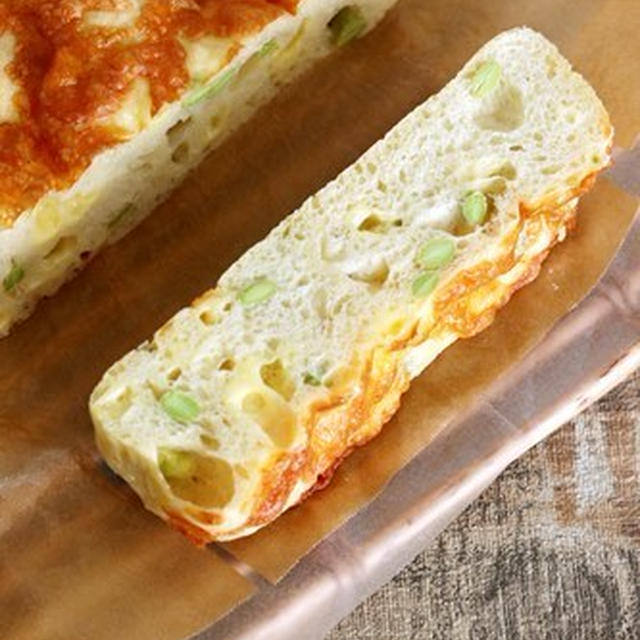 枝豆とチーズのフォカッチャ