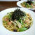 【簡単レシピ】プリプリ海老の水菜としめじの和風パスタ♪