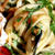 Mushroom and Basil Pastaなめたけとバジルのパスタ、隠し味は。。。