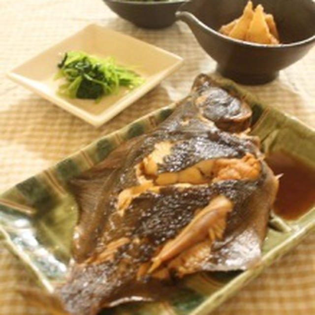 ＴＨＥ！和食の晩ごはん～カレイの姿煮＆たけのこの地かつお～＆今日のお弁当