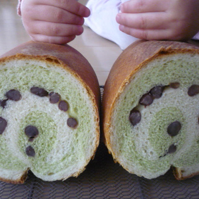 抹茶ぐるぐるメッシュのはずが・・・（汗）