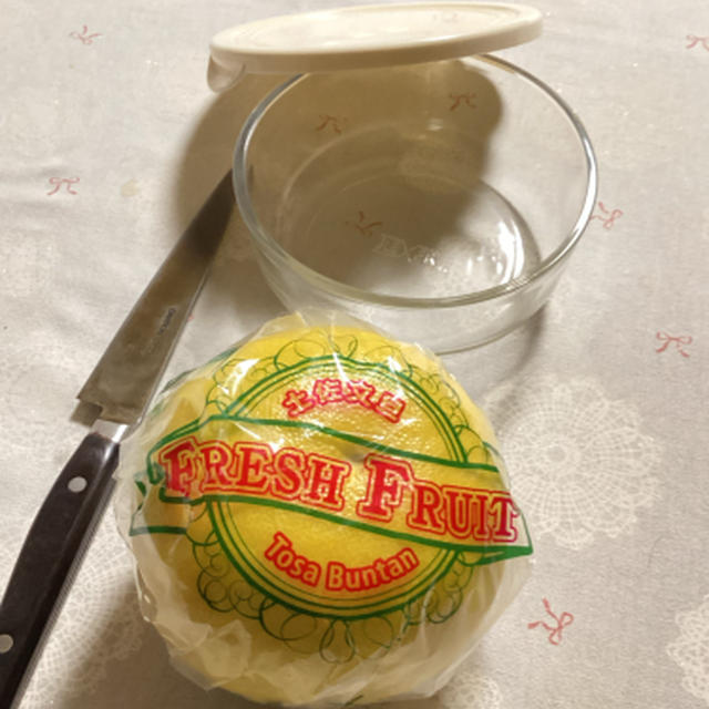 サクサクの食感がおいしい土佐文旦