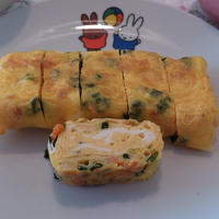 混ぜ込み卵焼き